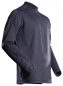 Preview: MASCOT® Customized T-Shirt Langarm mit kurzem Reißverschluss 22681-618 schwarzblau