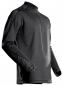 Preview: MASCOT® Customized T-Shirt Langarm mit kurzem Reißverschluss 22681-618 schwarz