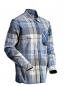Preview: MASCOT® Customized Hemd aus Flanell 22904-446 schwarzblau-kariert Ansicht Brust