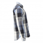 Preview: MASCOT® Customized Hemd aus Flanell 22904-446 schwarzblau-kariert Ansicht Seite rechts