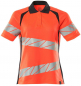 Preview: Damen Warnschutz-Polo-Shirt 19093-771 Mascot Accelerate Safe rot-schwarzblau