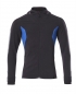 Preview: Kapuzen Sweatjacke 18584-962-01091 Mascot ACCELERATE schwarzblau-azurblau
