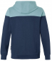 Preview: Kapuzen Sweatjacke 5223 Kübler Reforce dunkelblau-eisblau Rückansicht
