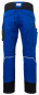 Preview: Kübler Bodyforce Hose Pro 2125 kornblau-schwarz Rückansicht