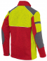 Preview: Kübler Forest Strickjacke 1650 rot-warngelb Rücken