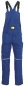 Preview: Latzhose 3450 3421-4699 Kübler ACTIVIQ Cotton+ kornblau-schwarz Rückseite