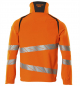 Preview: Warnschutz Jacke Mascot Accelerate Safe 19009-511 orange-schwarzblau Rücken