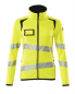 Preview: Damen Warnschutz Fleecejacke Mascot Accelerate Safe M19153-315 gelb-schwarzblau