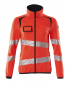 Preview: Damen Warnschutz Fleecejacke Mascot Accelerate Safe M19153-315 rot-schwarzblau