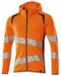 Preview: Warnschutz Kapuzensweatshirt Mascot Accelerate Safe 19284-781 orange-schwarzblau