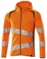 Preview: Warnschutz Kapuzensweatshirt Mascot Accelerate Safe 19284-781 orange-moosgrün