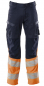 Preview: Warnschutzhose Mascot Accelerate Safe 19379-236 schwarzblau-orange