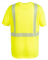 Preview: T-Shirt kurzarm PLANAM NORIT WARNSCHUTZ gelb hinten