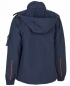 Preview: Planam Jacke Neon marine/orange hinten