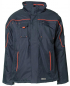 Preview: Planam Jacke Piper marine/orange vorne