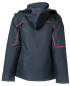 Preview: Planam Jacke Piper marine/orange hinten