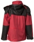 Preview: Planam Jacke Twister rot/schwarz hinten