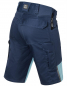 Preview: Shorts 2460 Kübler Reforce dunkelblau-eisblau Rückansicht