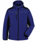 Preview: Softshelljacke rECOline Planam kornblau-schwarz vorne