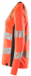 Preview: Warnschutz Damen Langarm-T-Shirt Mascot Accelerate Safe rot-schwarzblau links