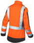 Preview: Warnschutz Damenjacke arc1 1493 Kübler PROTECTIQ HI VIS warnorange-anthrazit hinten
