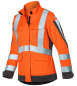 Preview: Warnschutz Damenjacke arc1 1493 Kübler PROTECTIQ HI VIS warnorange-anthrazit vorne