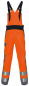 Preview: Kübler Protectiq Warnschutz Latzhose 3393 warnorange-anthrazit