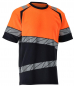 Preview: Warnschutz-T-Shirt 25082-771 Mascot Accelerate Safe schwarzblau-orange vorne