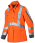 Preview: Warnschutz Wetterjacke Damen arc2 1495 Kübler PROTECTIQ HI VIS warnorange-anthrazit
