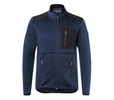 Strickjacke 1443 Kübler Weather dunkelblau/schwarz