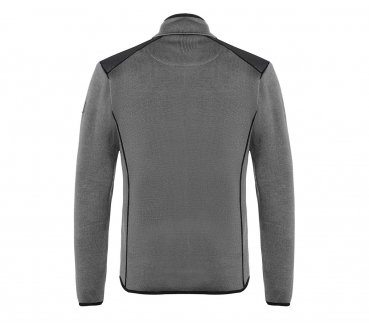 Strickjacke 1443 Kübler Weather anthrazit/schwarz Rückansicht
