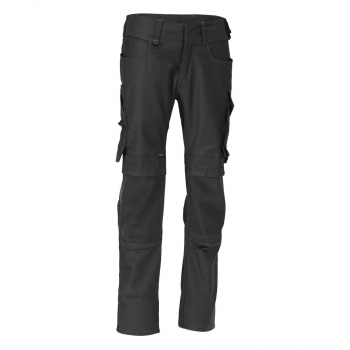Hose mit Knietaschen 20279-459 Mascot UNIQUE schwarz vorne