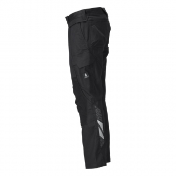 Hose mit Knietasche 20779-563 Mascot ACCELERATE schwarz Seite links