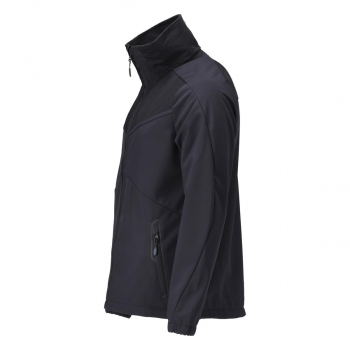 MASCOT® Customized Soft Shell Jacke 22302-649 schwarzblau links