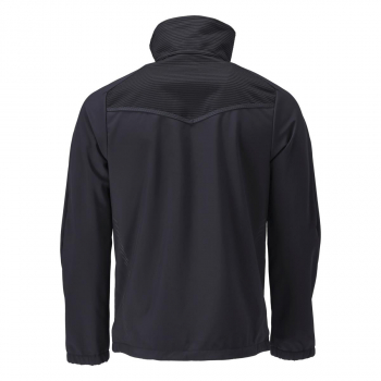 MASCOT® Customized Soft Shell Jacke 22302-649 schwarzblau  hinten