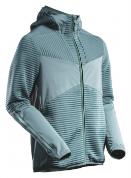 MASCOT® Customized Fleece Kapuzensweatshirt mit Reißverschluss 22603-681 hell waldgrün