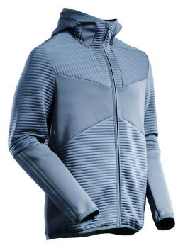 MASCOT® Customized Fleece Kapuzensweatshirt mit Reißverschluss 22603-681 steinblau