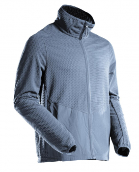 MASCOT® Customized Microfleece Pullover mit RV 22803-639 steinblau
