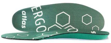 Preview: Atlas Ergo-Med green ESD Komfort Einlegesohle LOW neues Design