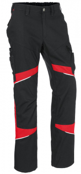 Bundhose 2250 Kübler ACTIVIQ Cotton+ schwarz-mittelrot