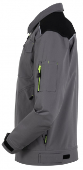 Preview: Bundjacke rECOline Planam zink-schwarz 6704 links