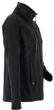 Preview: Damen Pure Softshelljacke PLANAM NORIT schwarz rechts