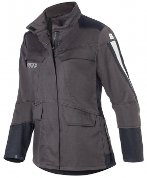 Preview: Damenjacke arc1 1490 Kübler PROTECTIQ anthrazit-schwarz vorne