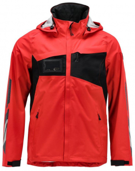 Hard Shell Jacke 18001-249-20209 Mascot ACCELERATE verkehrsrot-schwarz vorne