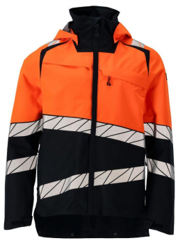 Hardshelljacke 25001-231 Mascot Accelerate Safe schwarzblau-orange vorne