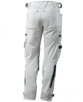 Hose 17079 ADVANCED Mascot 17079-311-0618 weiß-dunkelanthrazit hinten