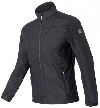 Hybrid Softshell Jacke 1344 Kübler Weather schwarz vorne