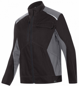 Preview: Jacke 1145 Kübler ICONIQ PRO schwarz/mittelgrau