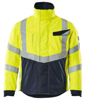 Jacke 19835-217 Mascot Multisafe gelb-schwarzblau vorne