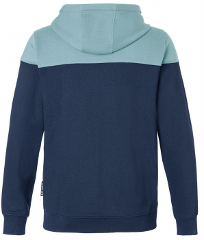 Preview: Kapuzen Sweatjacke 5223 Kübler Reforce dunkelblau-eisblau Rückansicht